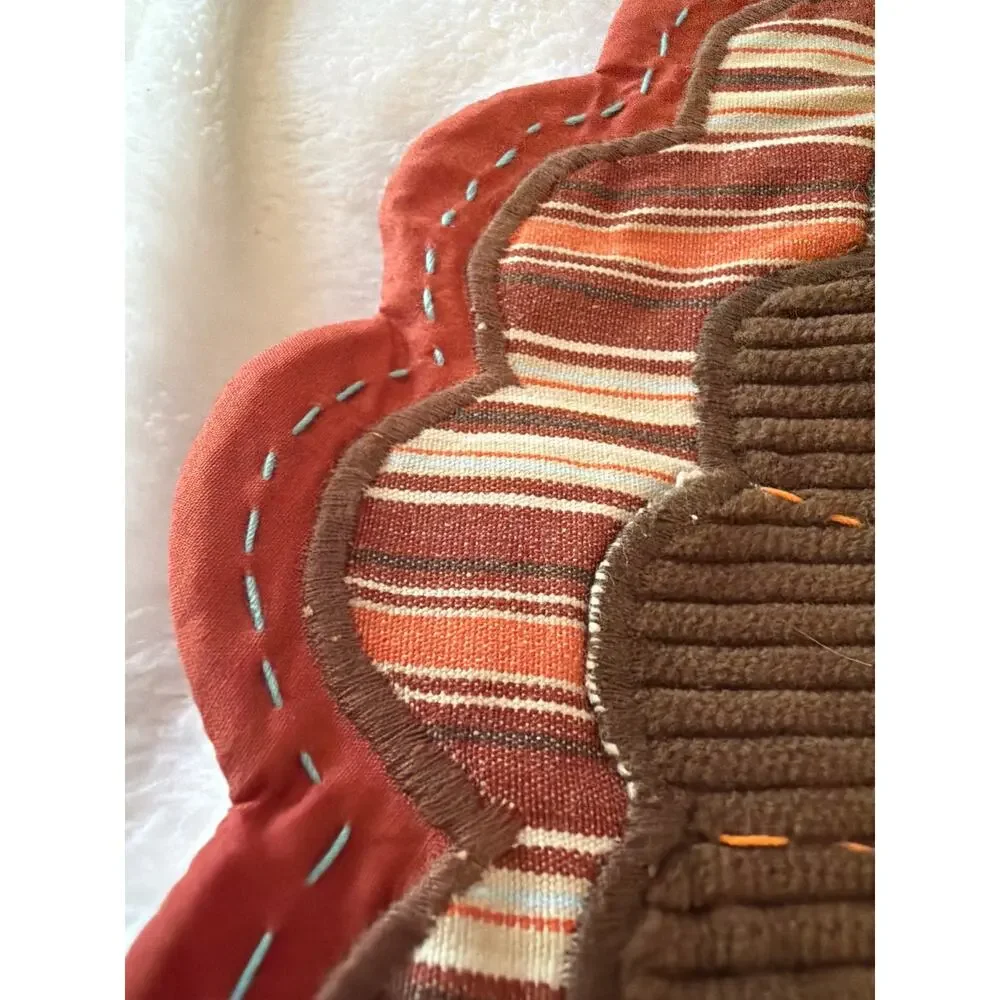Pottery Barn Kids Turkey Placemats Set of 4 Thanksgiving Fall Harvest Decor